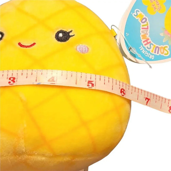 SQUISHMALLOWS Lulu The Bright Yellow Pineapple Small 6 Inch Plush New With Tags - Picture 9 of 10
